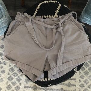 Alchemy Fashions Ethically Made Cotton Shorts S Greyish Tan